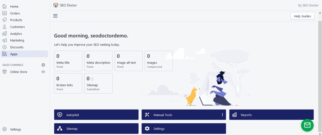 shopify image seo by seo doctor app