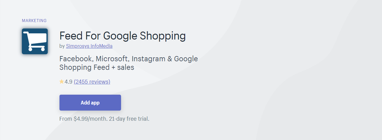 Top 10 Best Shopify App for Product Feeds - Feed For Google Shopping