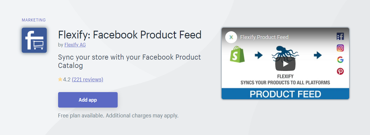 facebook product feed flexify