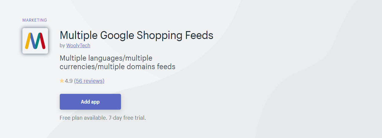 Top 10 Best Shopify App for Product Feeds - Multiple Google Shopping Feeds